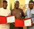 Ondo Governor Aiyedatiwa, Deputy Present Election Certificates to Tinubu